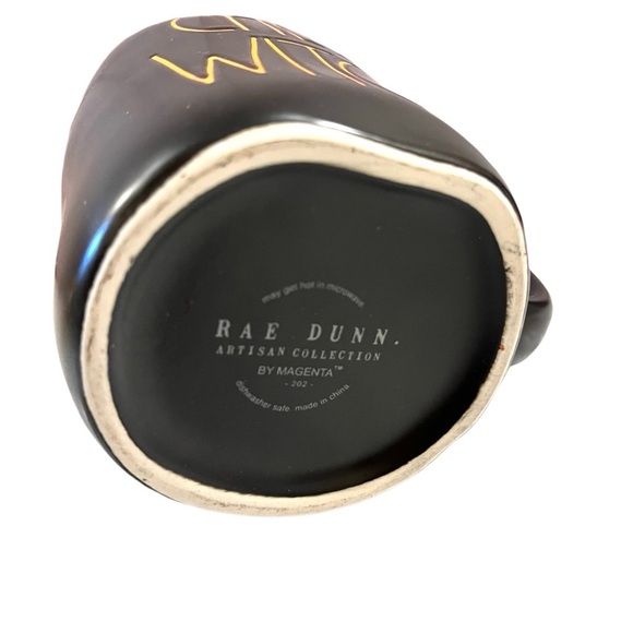 Rae Dunn ‘Cheers Witches’ Black Mug RARE - Picture 3 of 3